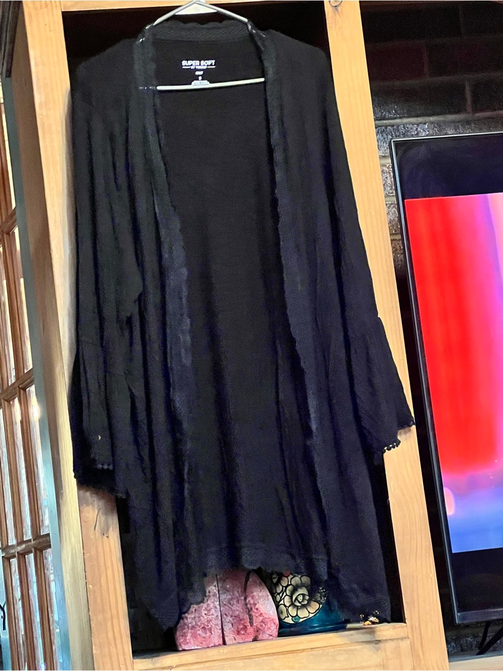 torrid Black Open-Front Super Soft Cardigan
